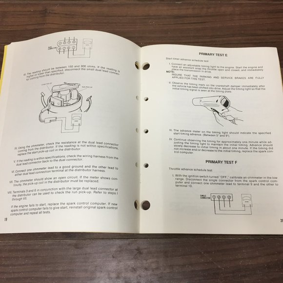 1978 Accel Eliminator Ignition Test Procedures Electronic Ignition Manual AP 318 - Picture 16 of 16